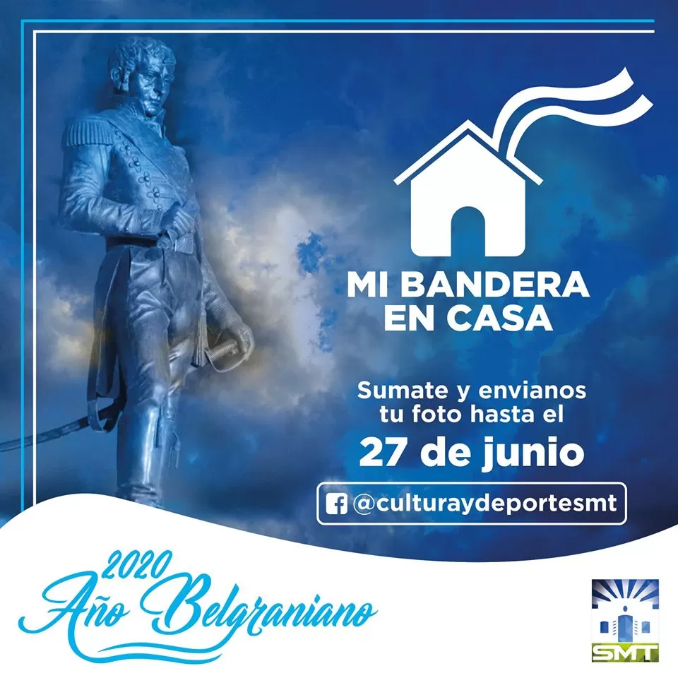 Invitan a embanderar la fachada en honor a Belgrano