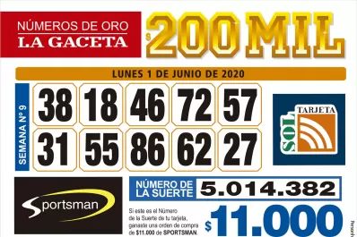 Los Números de Oro de LA GACETA