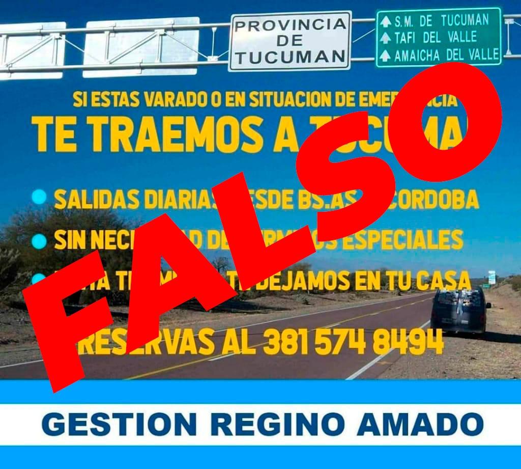 DESCARGO. El texto falso, según dio a conocer Amado.