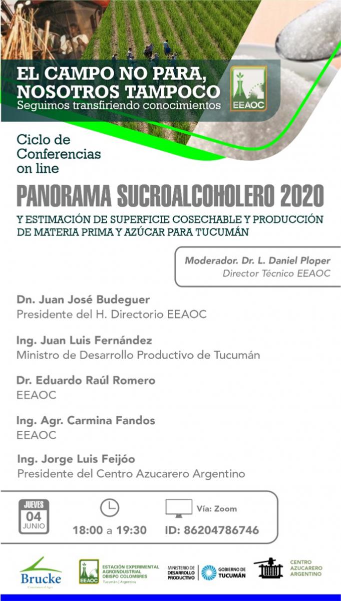 La Estación Experimental difundirá vía zoom las estimaciones para la zafra 2020