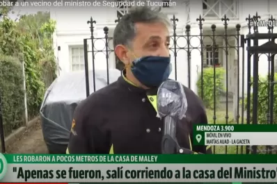 Violento asalto a un vecino del ministro de Seguridad: si esto pasa acá, qué queda para los demás
