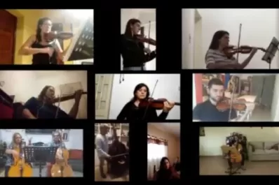 Video: la pandemia no pudo con los artistas y sus ganas de tocar