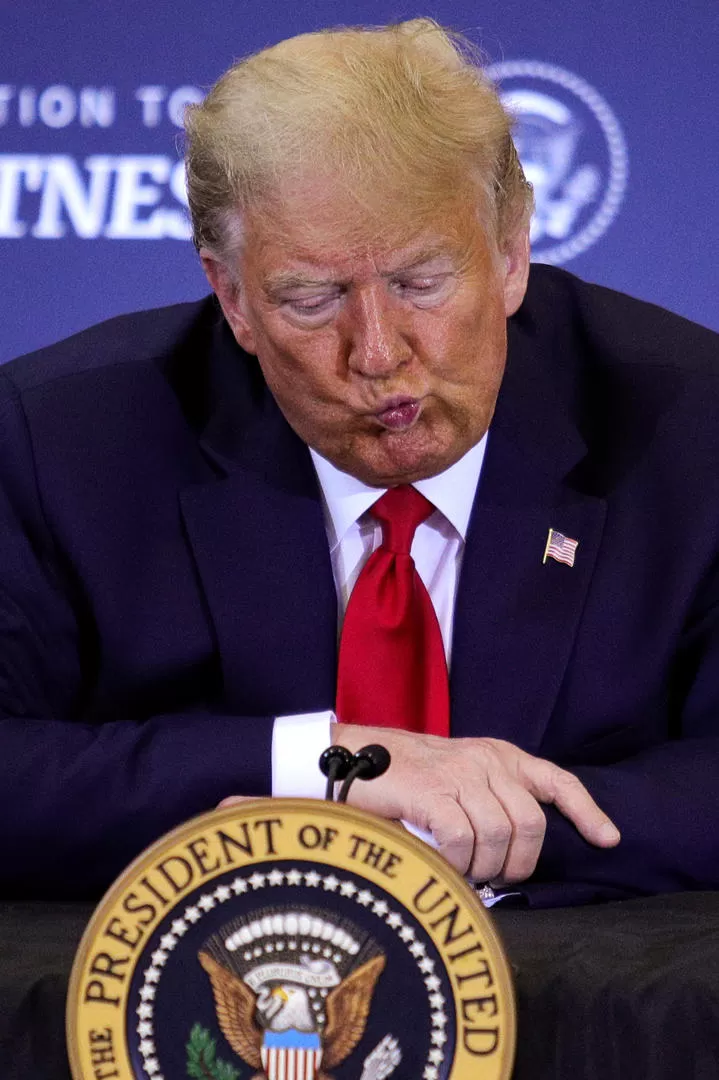 Trumpo , presidente de Estados Unidos. Reuters