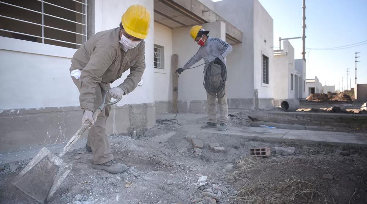 POSITIVO. La construcción es uno de los sectores que podría reactivarse en la  región.