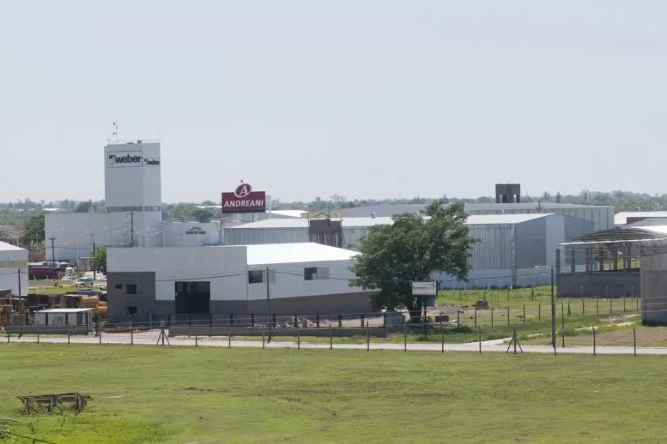 El parque industrial, donde se instalaría la firma Suizo Argentina.