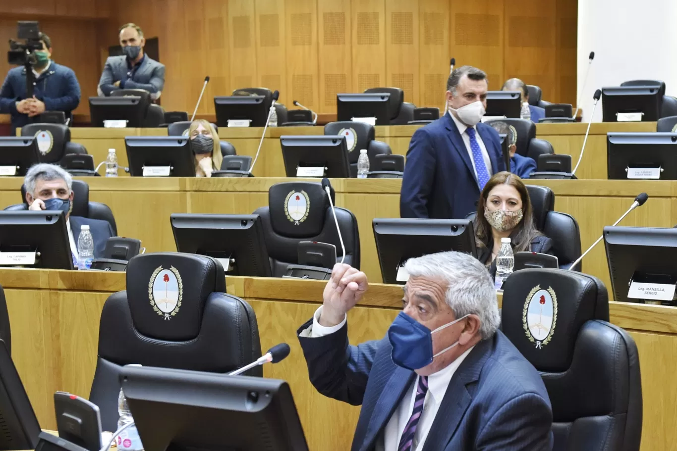 EN DEBATE. Los representantes del pueblo aprobaron la ley que pedía Manzur. foto: Prensa Legislatura