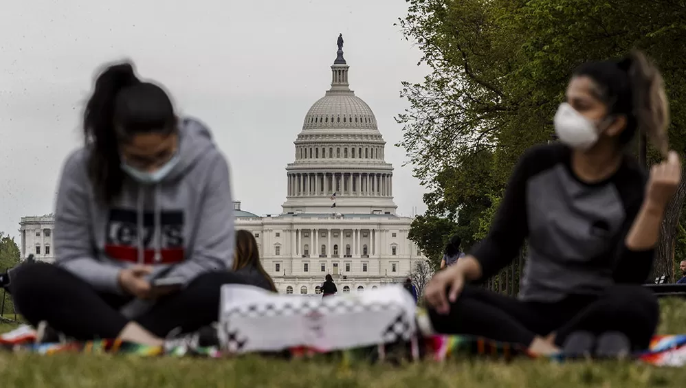 AL TOPE. Estados Unidos marcha a la vanguardia en el munod, en cuando a cantidad de contagios y de muertes por covid-19.