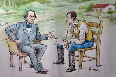 El feliz encuentro de dos padres fundadores