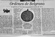 Órdenes de Belgrano