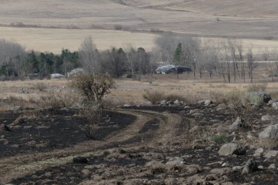 Una quema de pastizales arrasó con un campo en Tafí del Valle