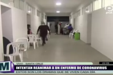 Polémica en Bolivia por una muerte por covid-19 transmitida en vivo por la TV
