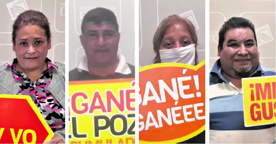 Números de Oro: fueron cuatro los ganadores del pozo de $ 600.000