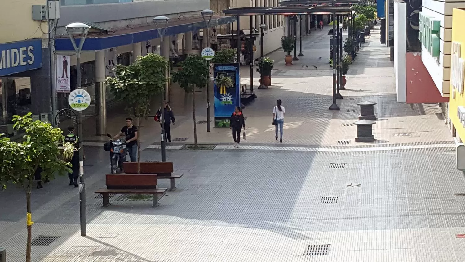 VACÍAS. Así estaban las calles de la provincia en los primeros días de la cuarentena. LA GACETA/FOTO DE JOSÉ NUNO 