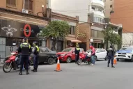 Ensayaron los operativos de la Ley Antimotochorros