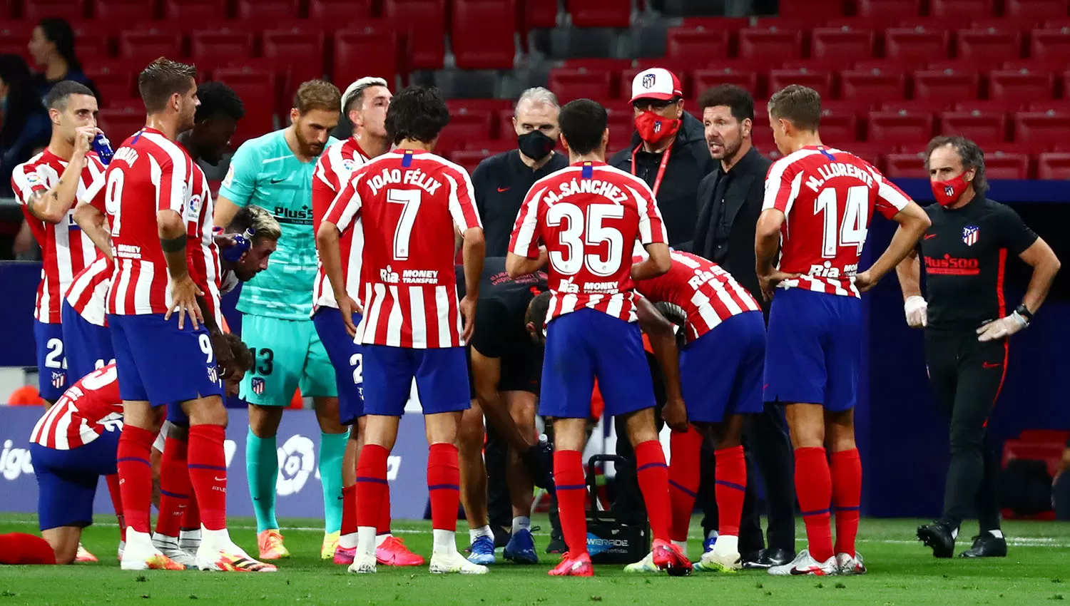 El Cholo Simeone igualó el récord de otra figura insgne del Colchonero, Luis Aragonés. (Reuters)