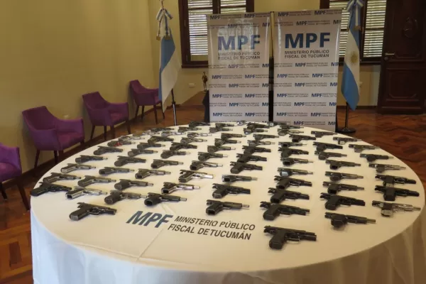 La Policía recibió 76 armas que permanecían secuestradas en causas judiciales