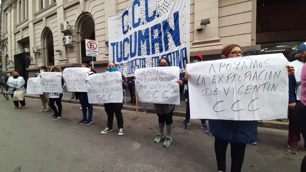 Una protesta generó un caos en el tránsito vehicular del microcentro