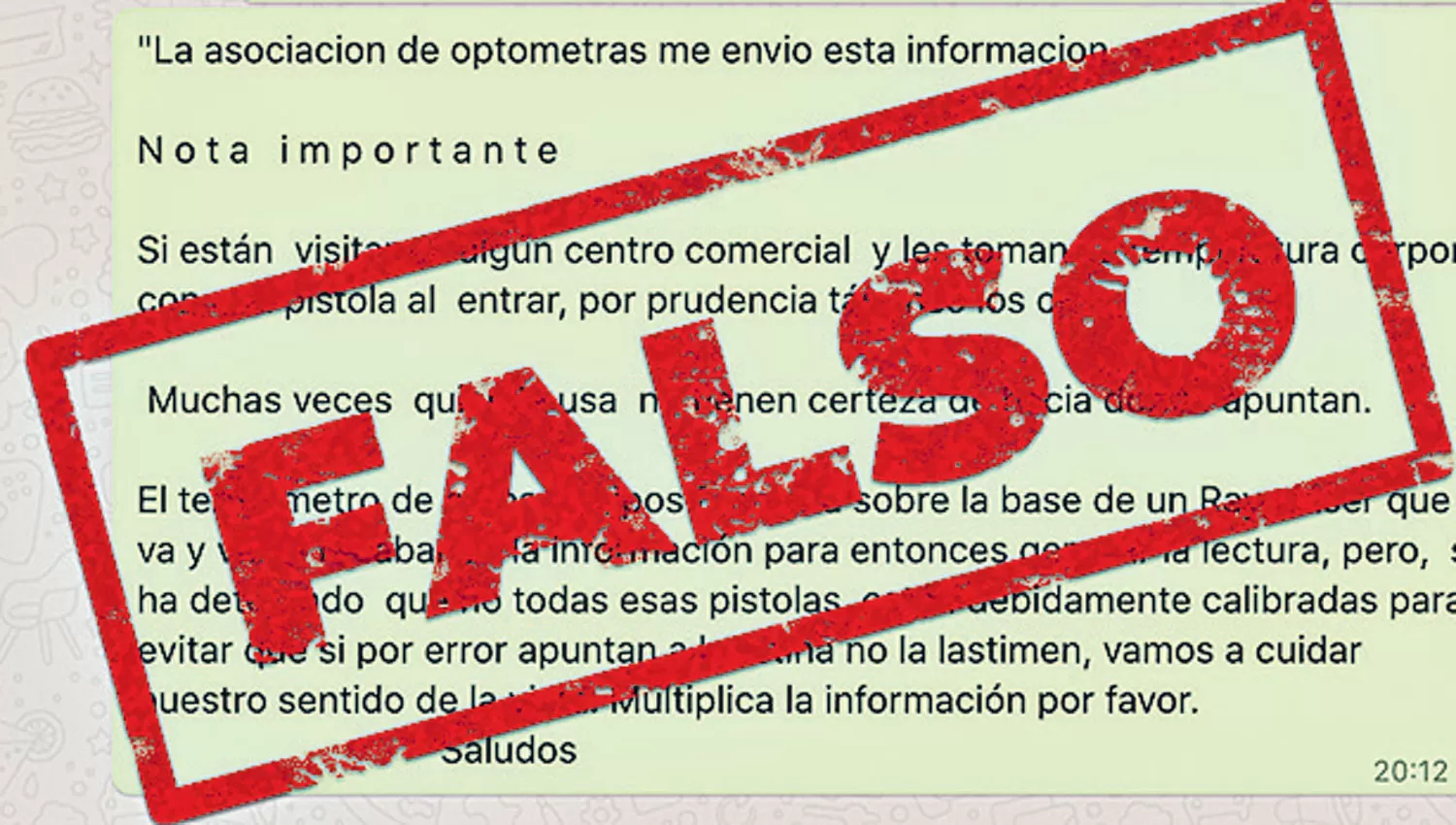 Es falso que los termómetros infrarrojos pueden producir daños en la retina