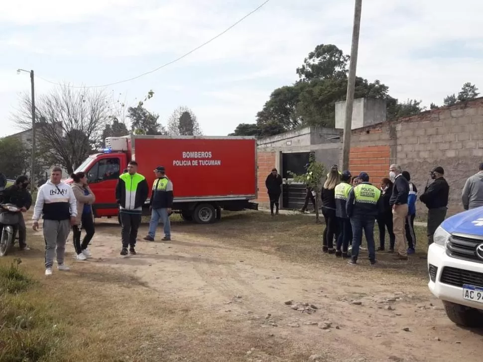 TRAGEDIA. El cuerpo de Gabriela del Valle Medina fue encontrado boca abajo y con rastros de asfixia. 