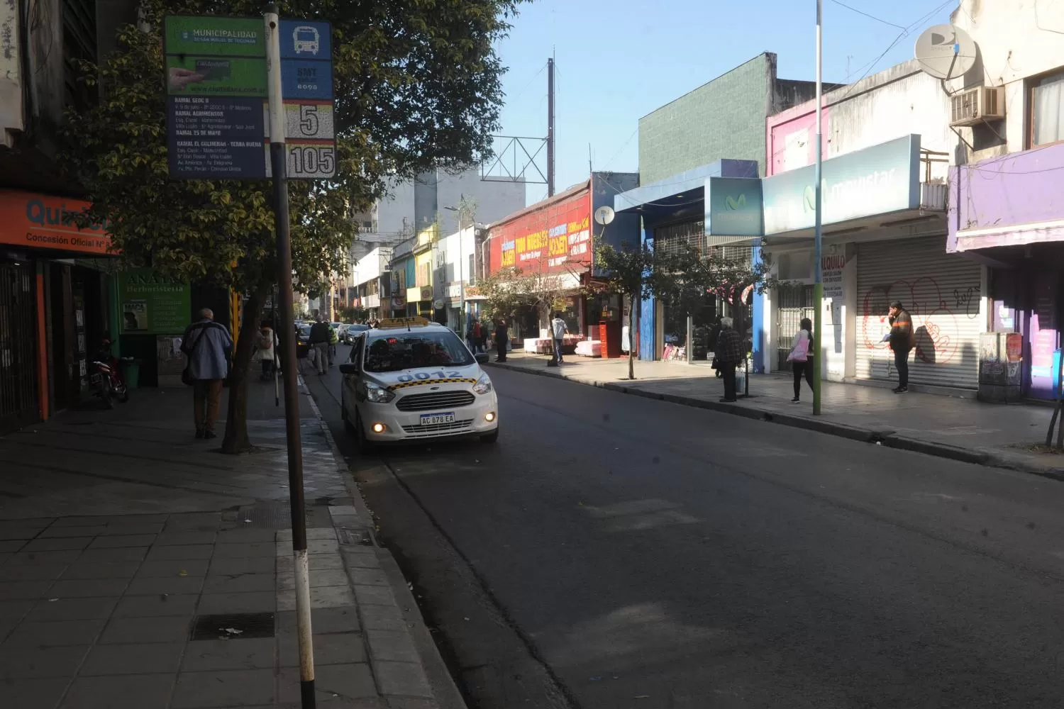 LA PARADA EN SOLEDAD. Esta escena podría repetirse en los próximos días, según alertó UTA.