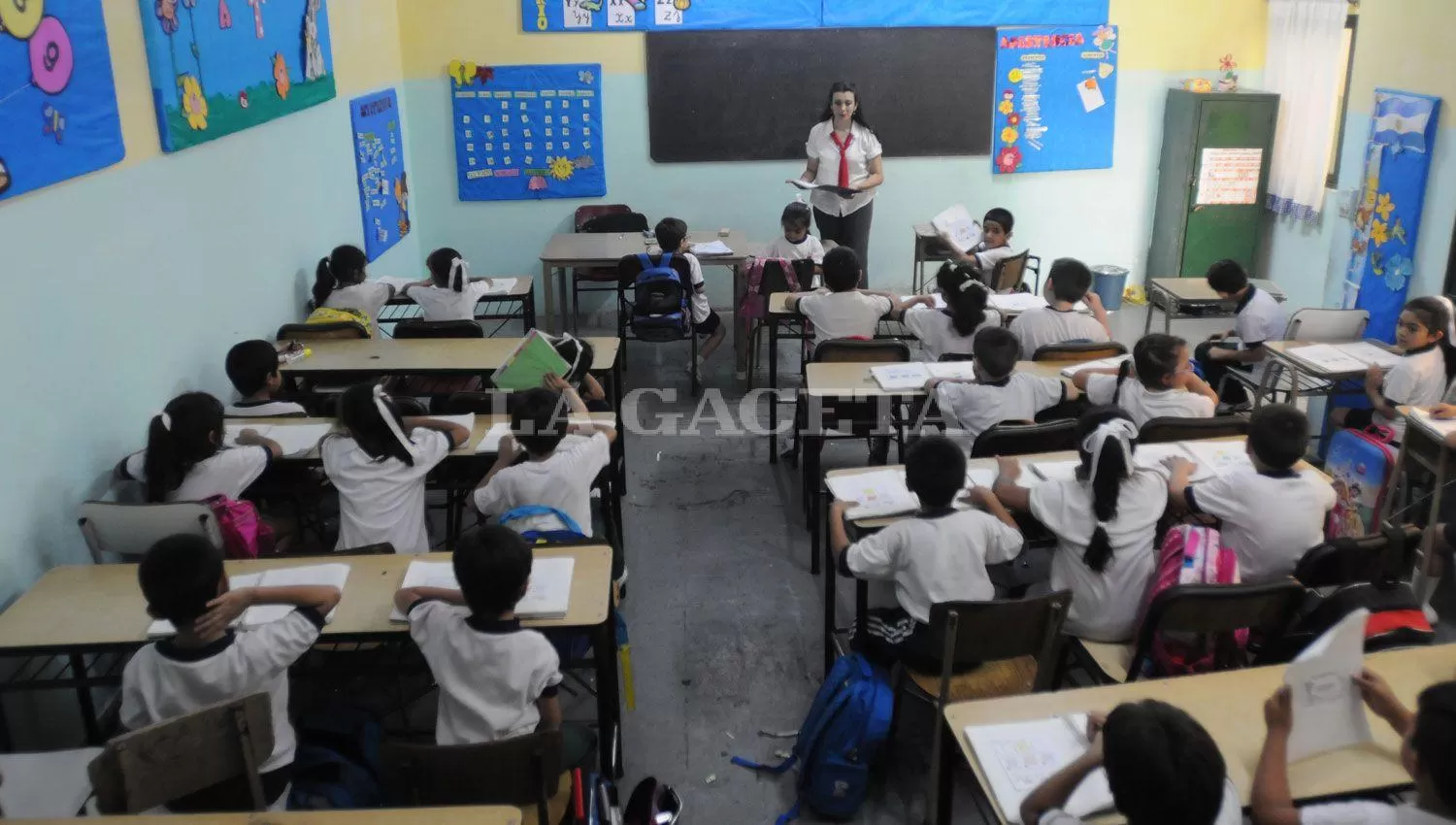 INCIERTO. Aún se desconoce una fecha cierta para el regreso de los chicos a las aulas.