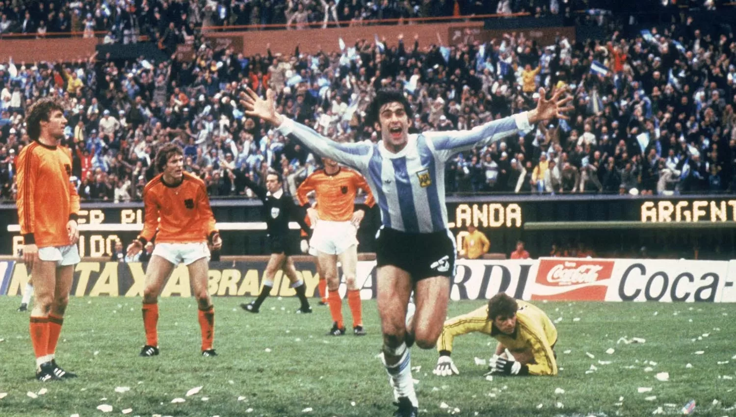 Kempes terminó siendo goleador del Mundial 78 con seis tantos. (ARCHIVO)