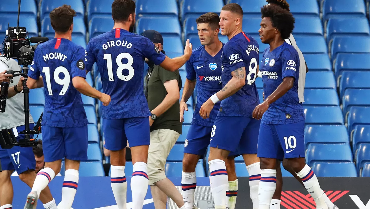 Pulisic ejecutó a la perfección un contraataque y le da ventaja al Chelsea. (Reuters)