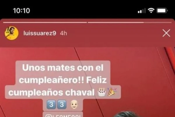 Los saludos de cumpleaños fueron todos para Messi