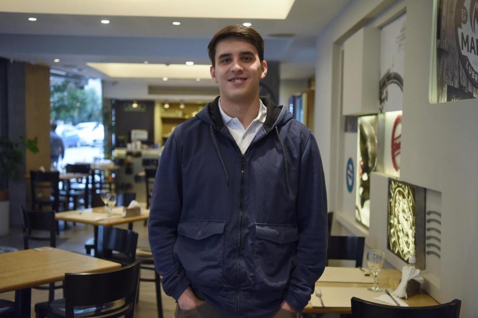 EMPRENDEDOR. Marco Canevaro, quien desarrolló la aplicación. 