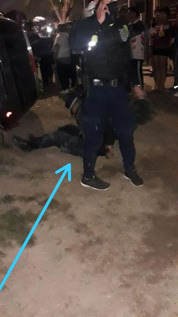 DESCRIPCIÓN. El agente llevaba puesto parte de su uniforme.  