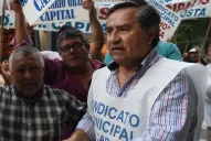 Los municipales protestan por el pago del aguinaldo en cuotas