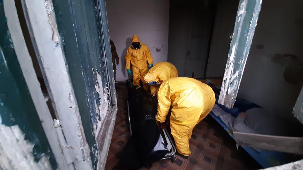 Video: Así fue el simulacro de coronavirus que el Siprosa llevó adelante en el Liceo Militar