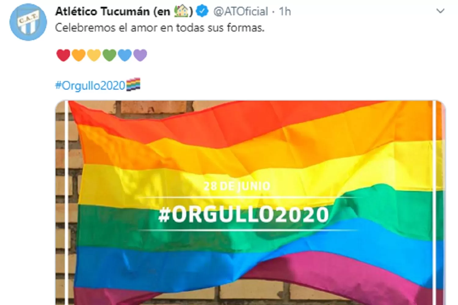 Atlético y otros equipos de Primera celebraron el Día del Orgullo 2020