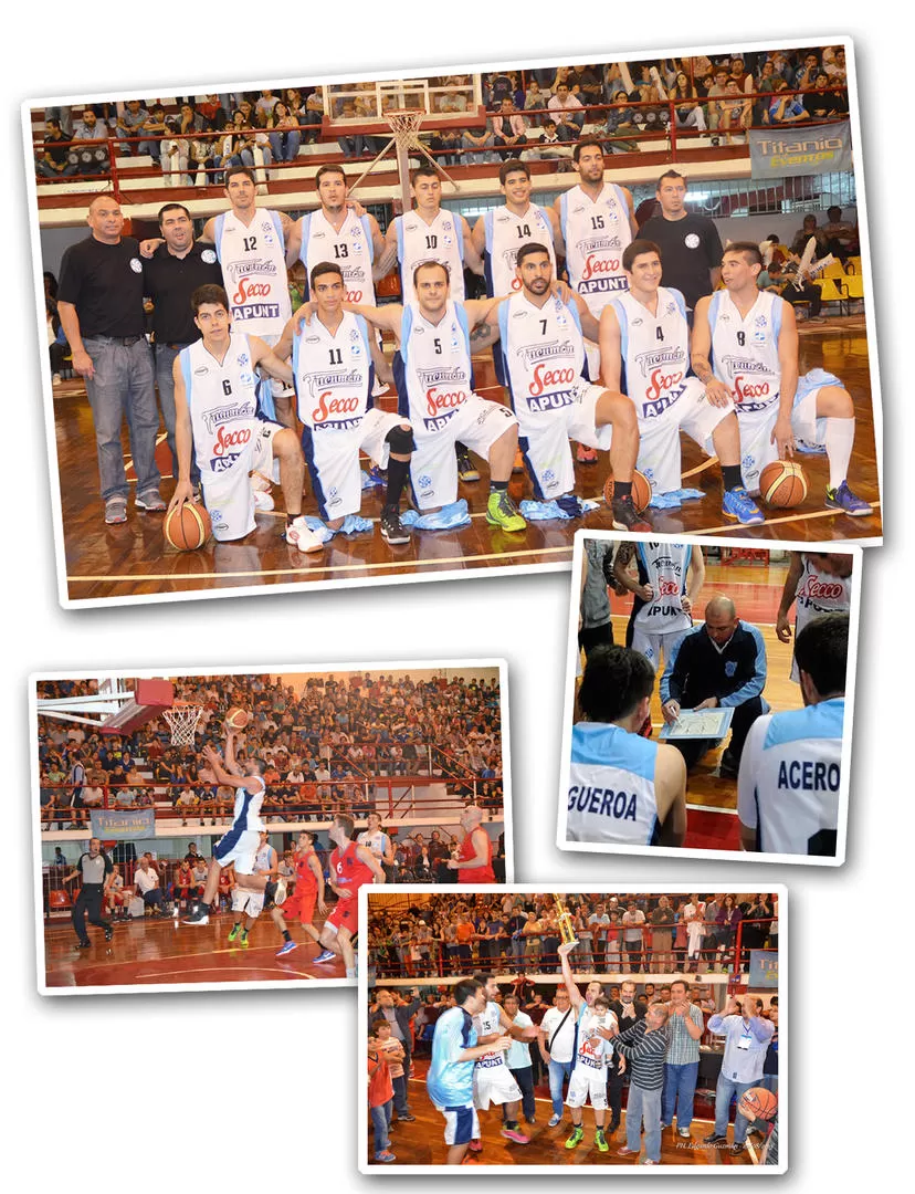 ORGULLO TUCUMANO. “Estos chicos aprendieron a querer la camiseta”, destacó Mario Vildoza, DT del bicampeón. 