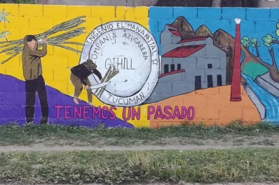 Artes visuales: los murales comunitarios se bocetan por WhatsApp