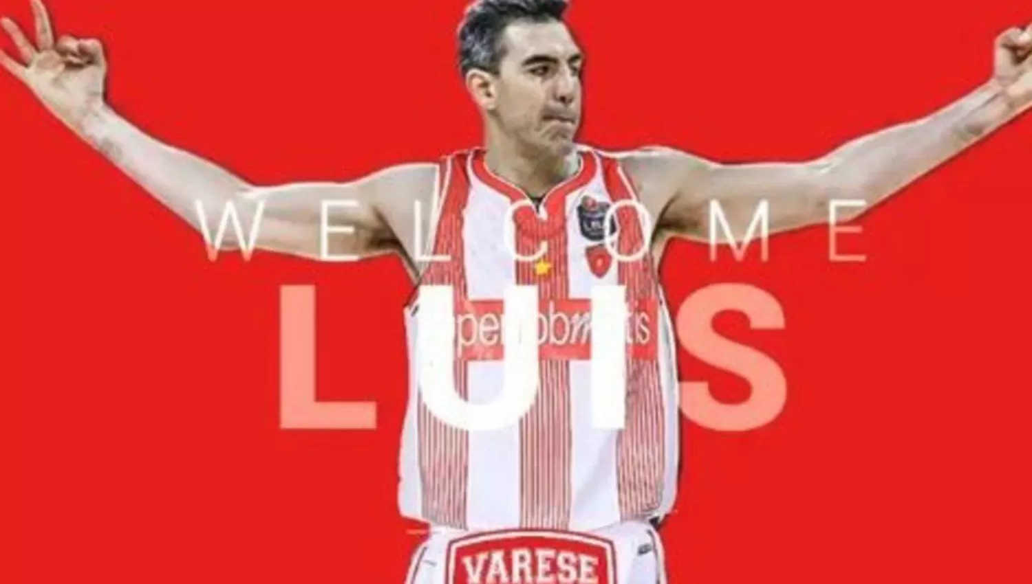 Esta será la nueva camiseta que lucirá Luis Scola. (FOTO TOMADA DE TWITTER @PallVarese)