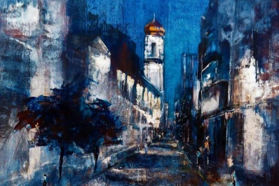 Susana Bollati: desde una mancha hace surgir el paisaje urbano