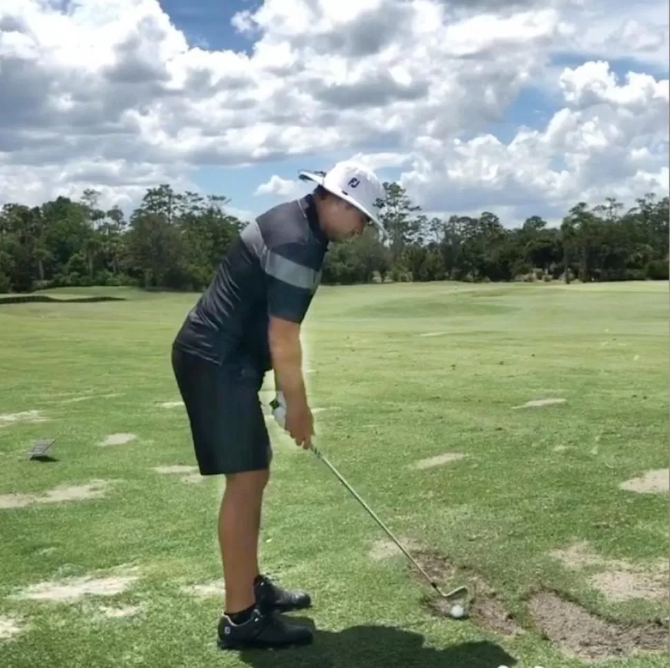   EN ACCIÓN. Nelson Ledesma empieza hoy un torneo del PGA en Detroit.