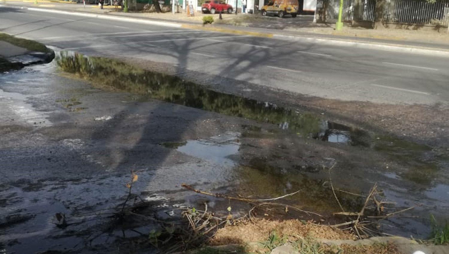 Susto por caída de postes en barrio San Francisco