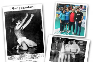 “Manolo” Árquez y el voley, un solo corazón