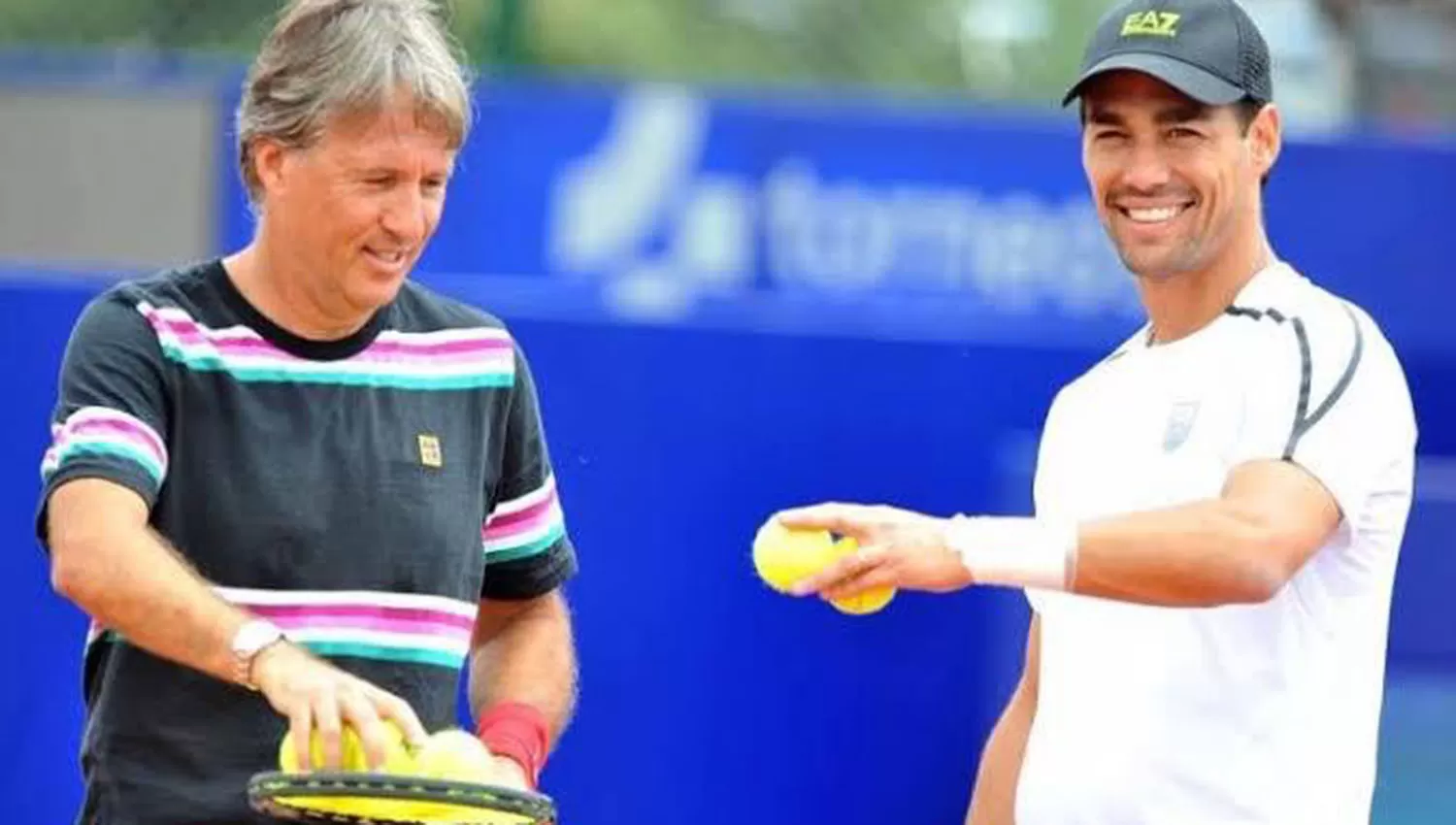 Davin tuvo entre sus dirigidos al italiano Fognini. (ARCHIVO)