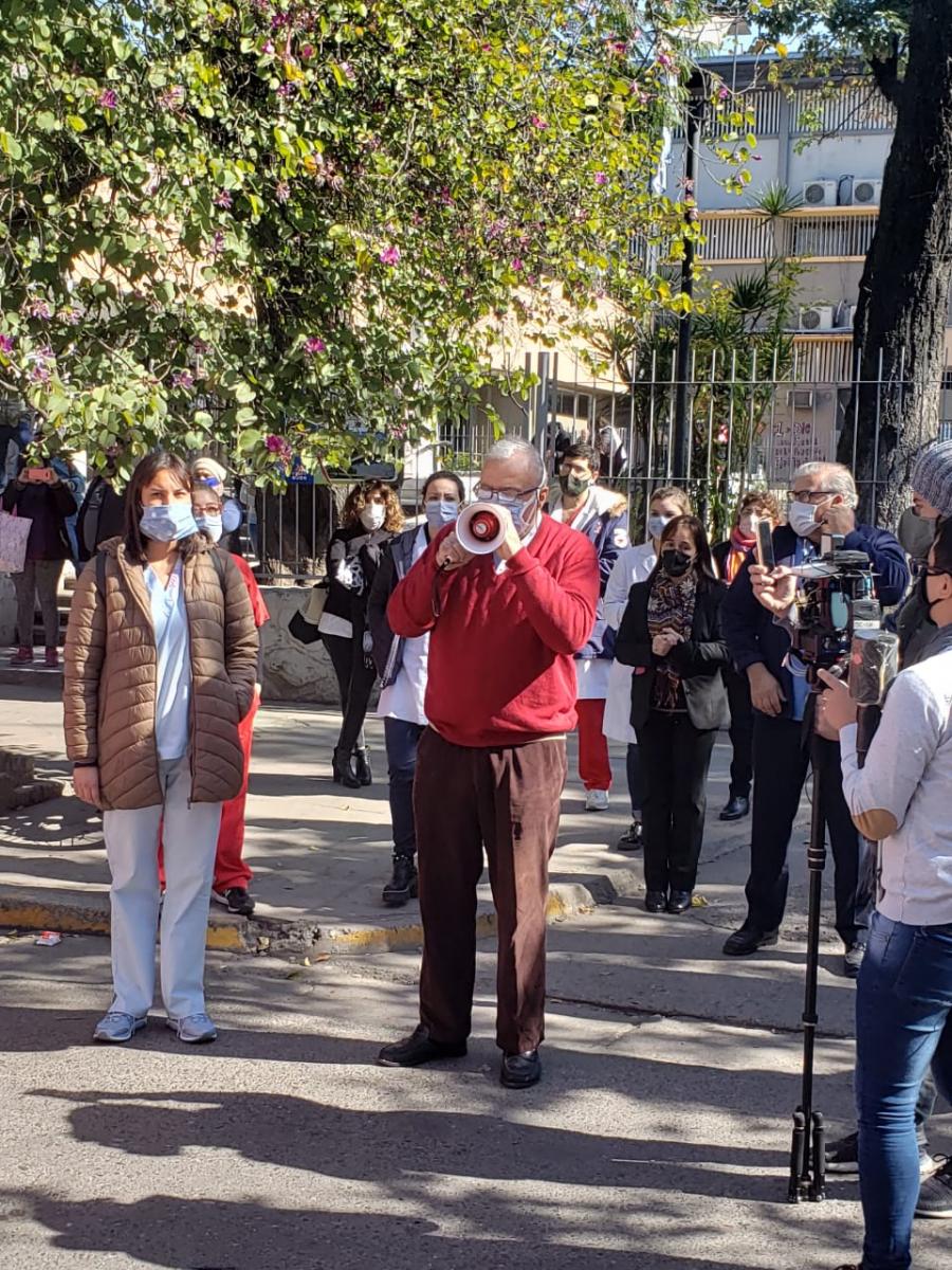 El reclamo se repetirá la próxima semana en los hospitales.