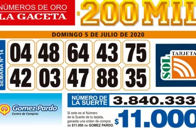 Los Números de Oro de LA GACETA