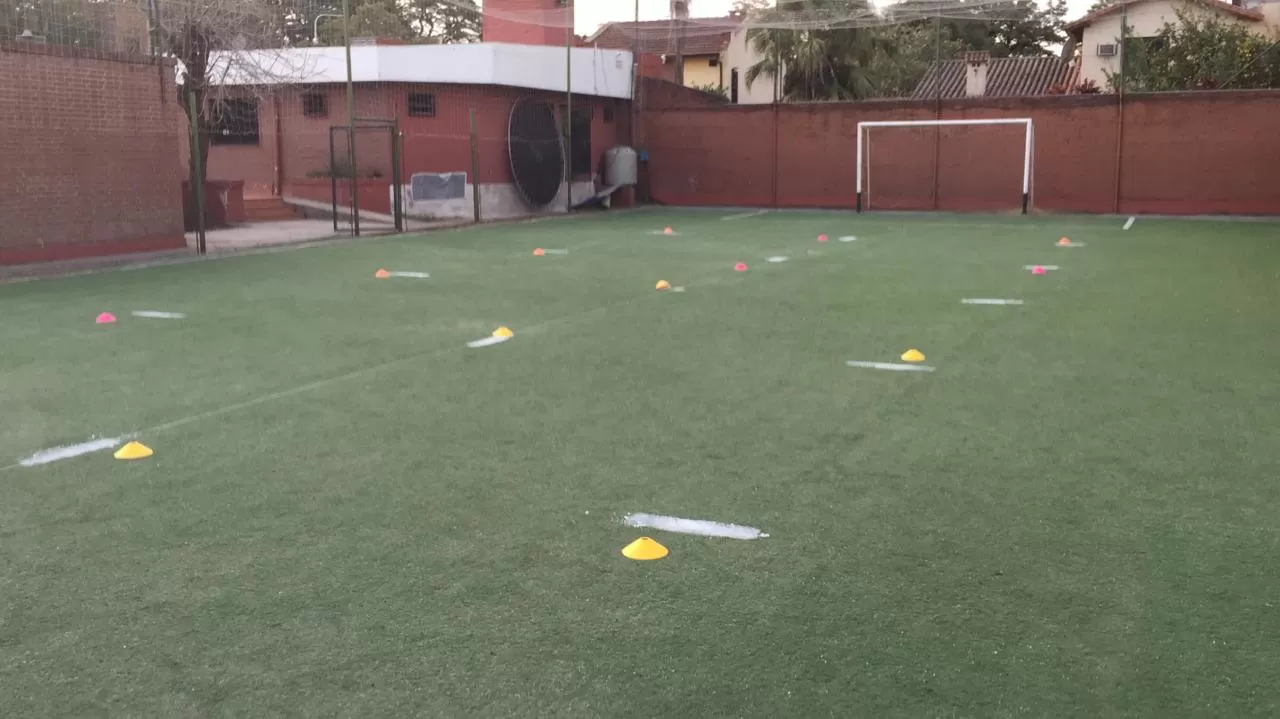 A PREPARARSE. Las canchas están listas para recibir a los futbolistas amateurs. 