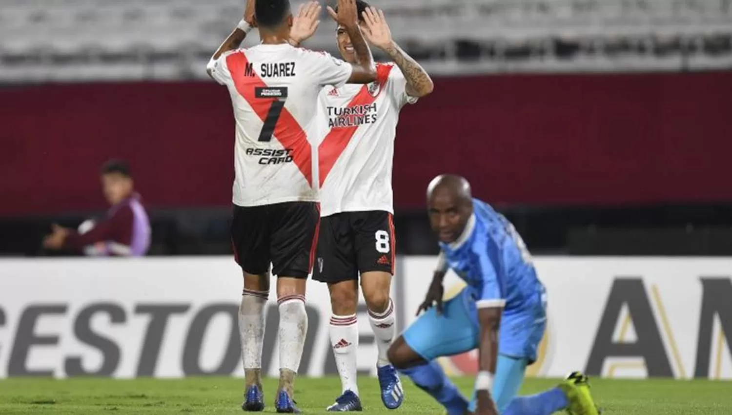 El 12 de marzo, en Núñez, River goleó a Binacional 8-0. (TÉLAM)