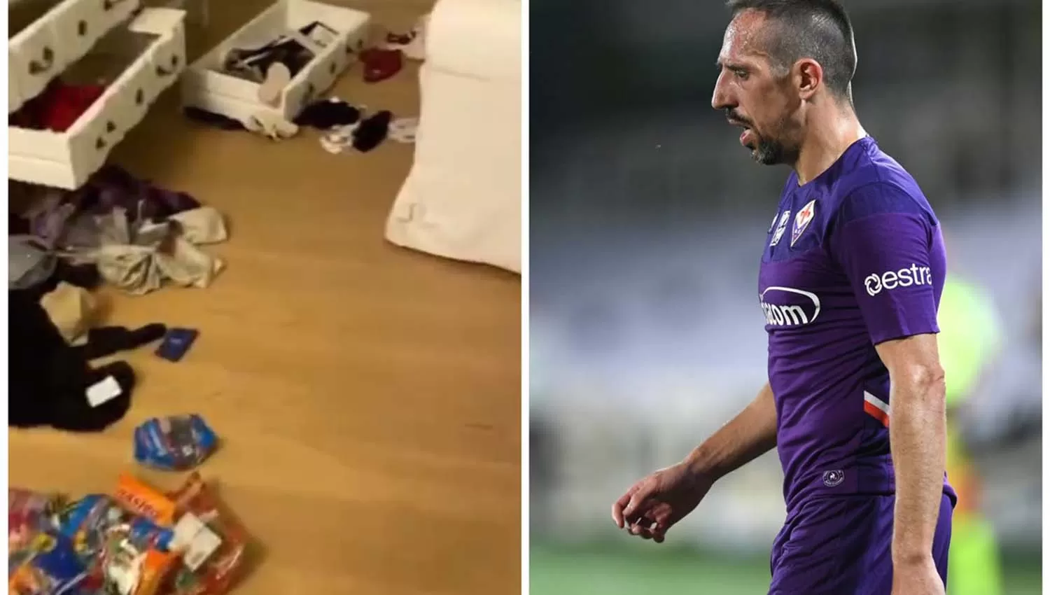 Ribery dijo que se replanteará su futuro después de lo sucedido. (IMAGEN TOMADA DE TWITTER @Sp_Fiorentina)