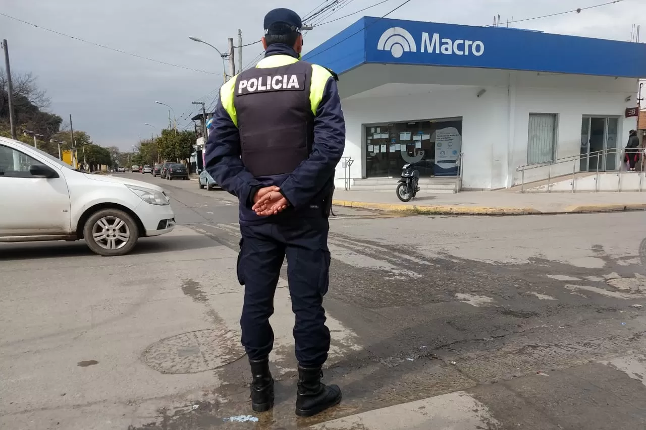 LAS TALITAS. Sucedió en una sucursal del banco Macro.