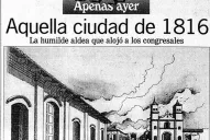 Aquella ciudad de 1816                   