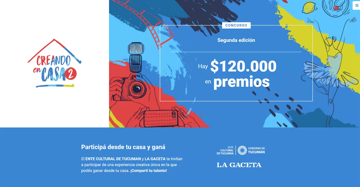 Concurso: el voto popular elige ganadores de Creando en Casa II