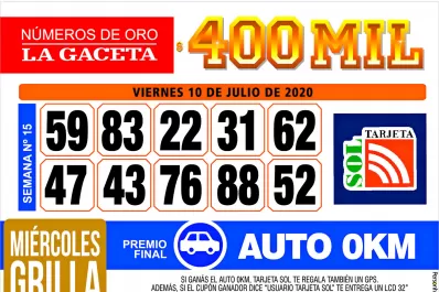 Los Números de Oro de LA GACETA